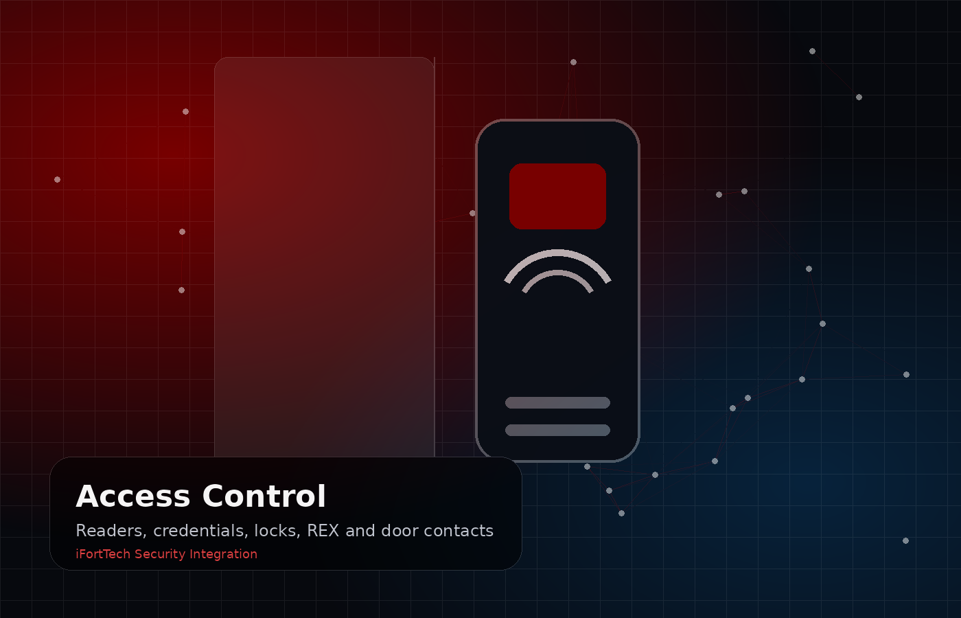 Access control reader graphic